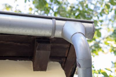 Steel Downspout Installation